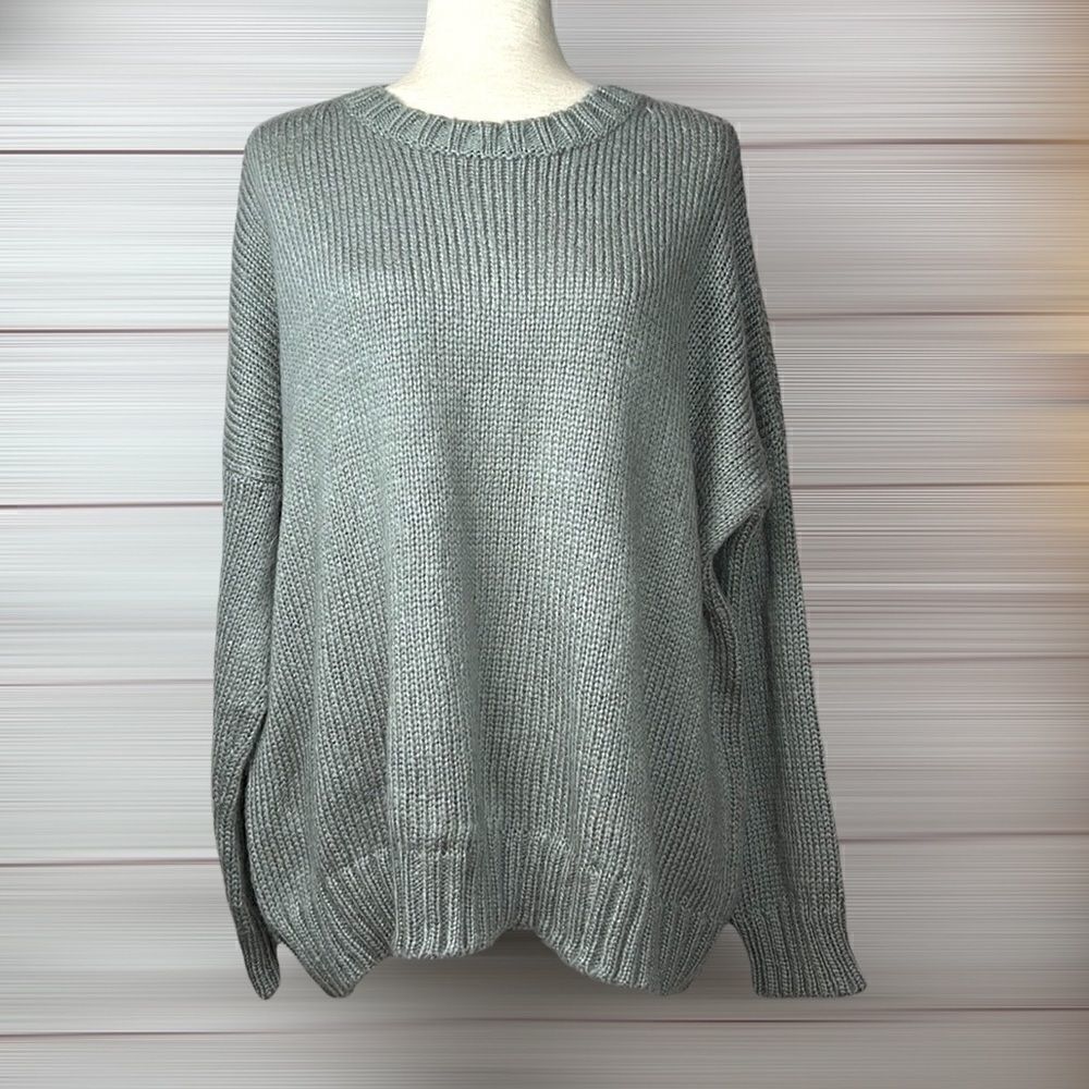 WOODEN SHIPS Paola Buendia Oversized Knit Mohair Wool Blend Sweater